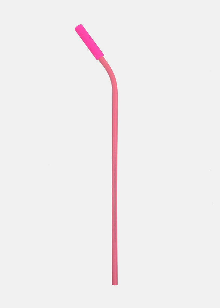 Official Key Items ReUse Metal Straw: Pink Long Bent  SALE - Shop Miss A