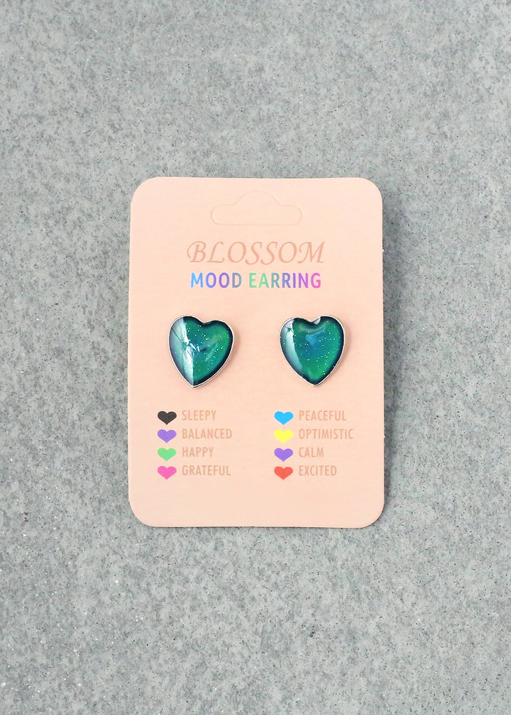 Mood Earrings - Heart  JEWELRY - Shop Miss A